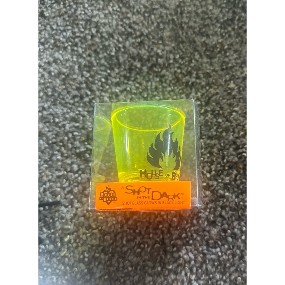 New Neon Yellow House of Blues Shot Glass